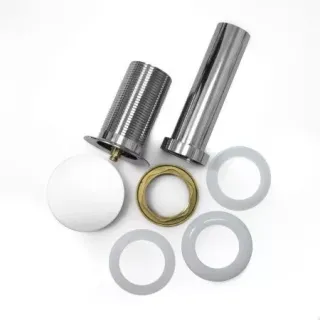 Донный клапан с керамическим верхом Comforty DK-01 MW белый матовый